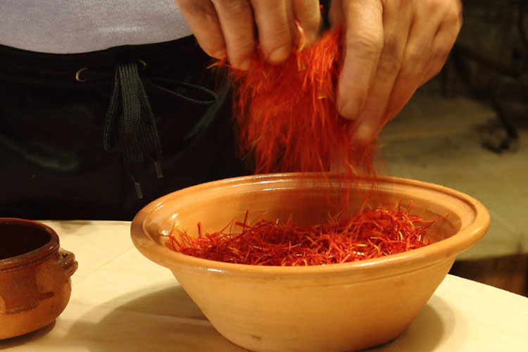 The denomination “Zafferano Italiano” (“Italian Saffron”) is reserved to the saffron obtained from the stigma of the flower Crocus sativus L., which has 3 stigma of a length ranging from 1 to 3.5 cm, with large, cylindrical, violet-red and orange-red papilla.