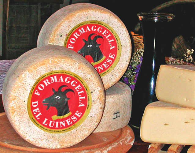 Varese. Formaggella del Luinese cheese.